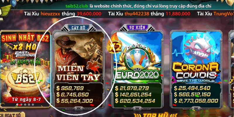 Thuật ngữ tại game nổ hũ sảnh B52